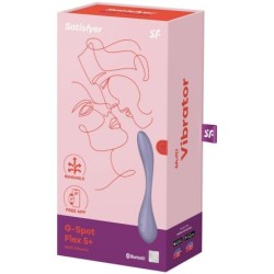 Vibrador Multi Ponto G Flex 5 Lilás