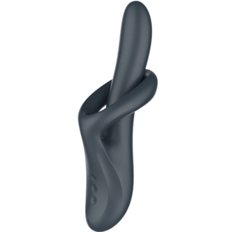 Heat Flex 4 Vibrador Efecto Calor 12 Vibraciones Gris