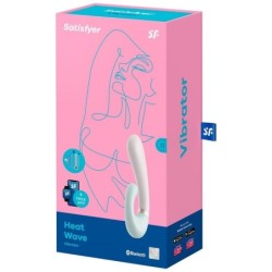 Heat Wave Vibrador App Blanc