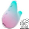Mermaid Vibes Estimulador & Vibrador Menta i Rosa