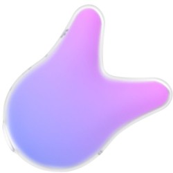 Mermaid Vibes stimuliatorius-vibratorius violetinės ir rožinės spalvos