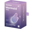 Mermaid Vibes stimuliatorius-vibratorius violetinės ir rožinės spalvos