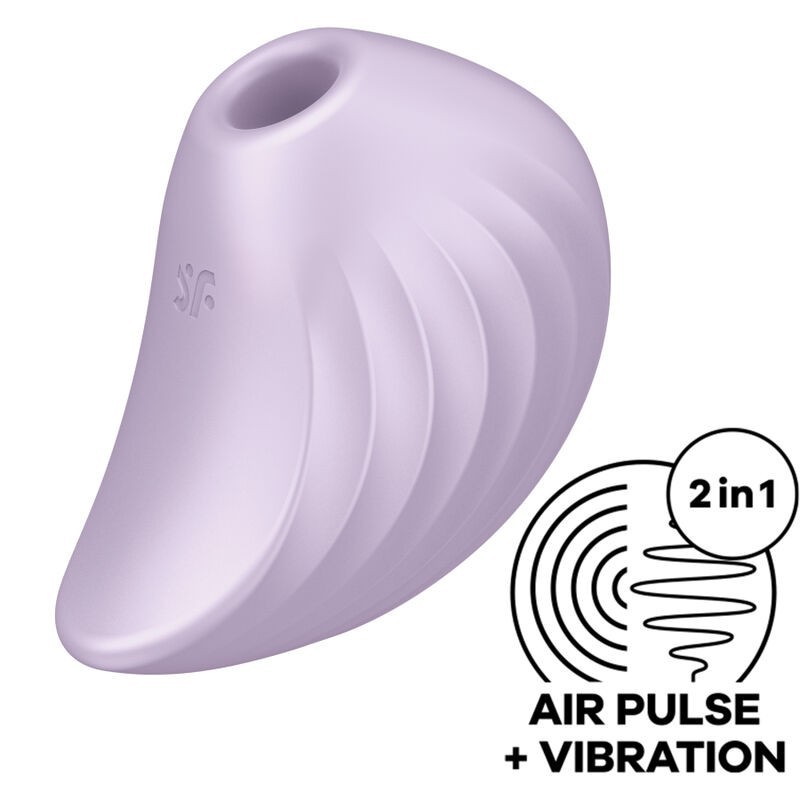 Pearl Diver Stimulator Y Vibrator Vijolična