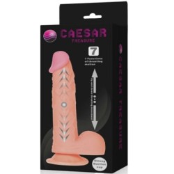 Caesar Treasure Realistické Dildo s Funkcí Pohybu Nahoru a Dolů