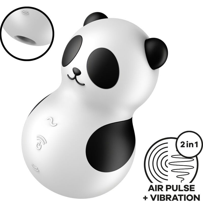 Pocket Panda Stimolatore & Vibratore Bianco e Nero