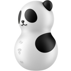 Pocket Panda Estimulator & Vibrator Alb și Negru