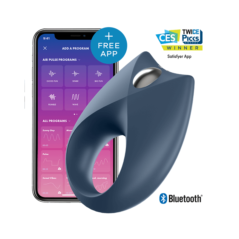 Kraftfull Royal One Vibrerande Ring App