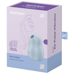Pro To Go 1 Stimulátor a Dvojitý Vibrátor Modrý