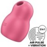 Pro To Go 1 Estimulador Y Vibrador Doble Rojo