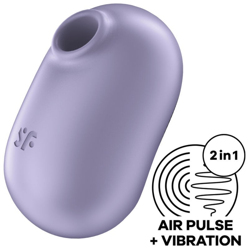 Pro To Go 2 Dubbel Stimulator & Vibrator Violett