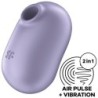 Pro To Go 2 Dvigubas violetinis stimuliatorius ir vibratorius