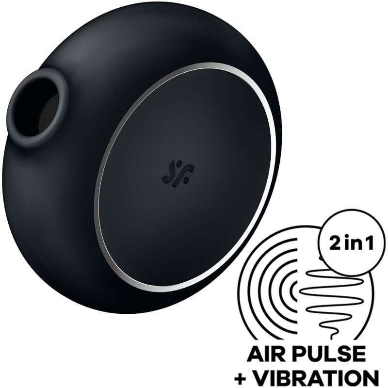 Pro To Go 3 Dvigubas Juodas Stimuliatorius ir Vibratorius