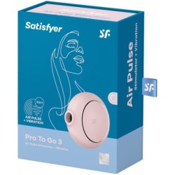 Pro To Go 3 Rózsaszín Dupla Y Vibrátor Stimulátor