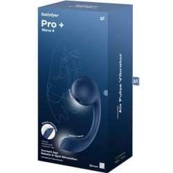 Pro+ Wave 4 Stimulator Točka G & Zračni Pulz Brezplačna Aplikacija Temno Modra