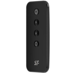Estimulateur Point G Pétale Nervurée Télécommande Noir App Gratuite