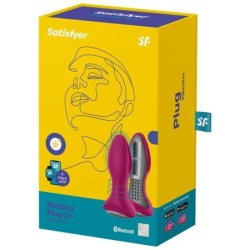 Rotator Plug 2+ Plug Vibraator App Punane