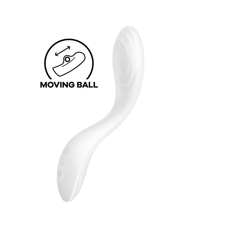 Rrrolling Pleasure Vibrador Punt G Blanc