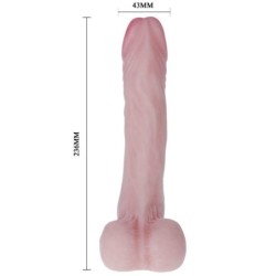 Realistični penis dildo naravne barve