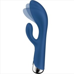 Spinning Rabbit 1 Clitoris- en G-puntstimulatie Blauw