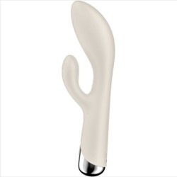 Spinning Rabbit 1 Clitoris- en G-puntstimulatie Beige