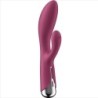 Spinning Rabbit 1 Clitoris- en G-punt Stimulatie Rood