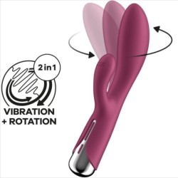 Spinning Rabbit 1 Stimulation Clitoris et Point G Rouge