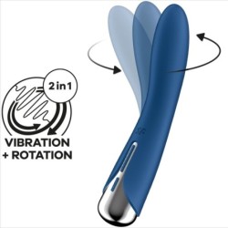 Spinning Vibe 1 Vibrador Rotador Ponto G Azul