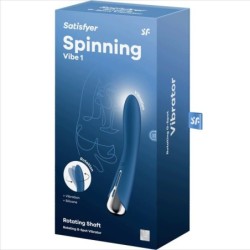 Spinning Vibe 1 Vibrador Rotador G-Spot Azul