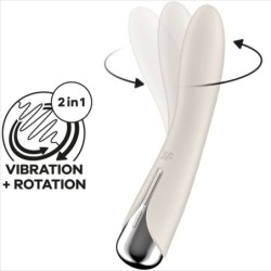 Spinning Vibe 1 Forgó G-pont Vibrátor Bézs