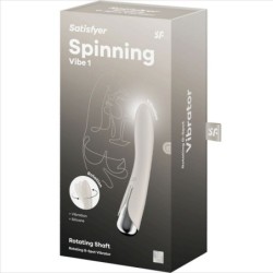 Spinning Vibe 1 G-taško stimuliatorius sukamuoju judesiu smėlio spalvos