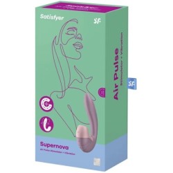 Supernova Estimulator og Vibrator Rosa