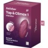 Tap & Climax 1 Vibrador Lay-On Rojo