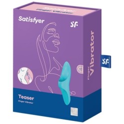 Teaser Vibrátoros Gyűszű Kék Light