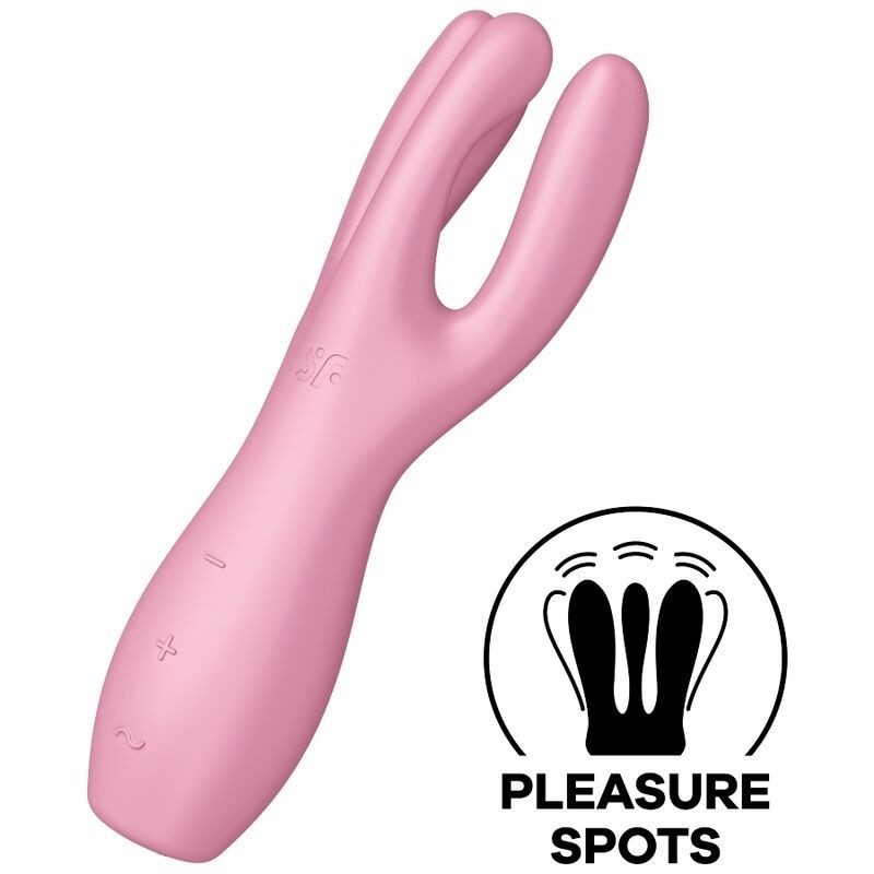 Threesome 3 Růžový Vibrátor