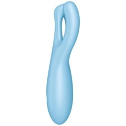 Threesome 4 App vibrators Zilā krāsā