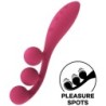 Tri Ball 1 Multi Vibrator Roșu