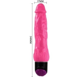 Colorful Sex Realistic Vibrator Lilac 24 Cm