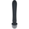 Triple Lover Masajeador Vibrador Rabbit Gris