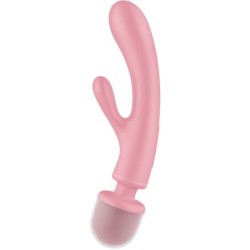 Triple Lover Massatjador Vibrador Rabbit Rosa