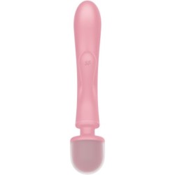 Triple Lover Vibrerande Kanin Massager Rosa