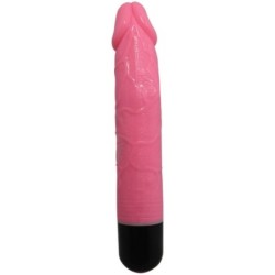 Färgglad Sex Realistisk Vibrator Rosa 23 Cm