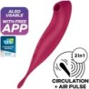Twirling Pro+ Y-Stimulaator ja vibraator App punane