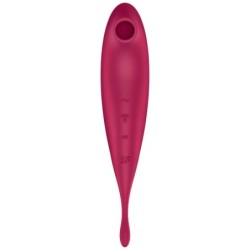 Twirling Pro+ Y-Stimulaator ja vibraator App punane
