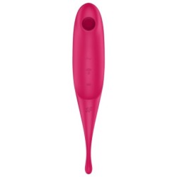 Twirling Pro Röd Estimulator och Vibrator
