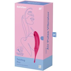 Twirling Pro Röd Estimulator och Vibrator