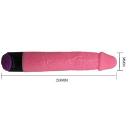Vibratore Realistico Rosa Colorato 23 Cm