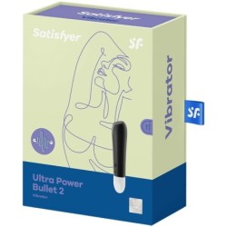 Ultra Power Bullet 2 Sort Vibrerende Kugle