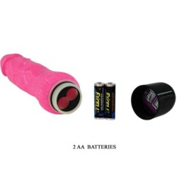 Kleurrijke Sex Realistische Vibrator Roze 24 Cm