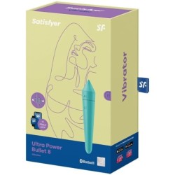 Ultra Power Bullet 8 Tirkīzzila Vibrējoša Lode