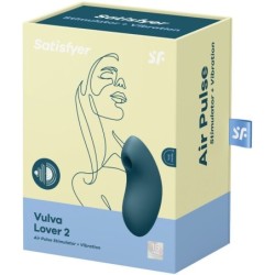 Vulva Lover 2 Stimulator und Vibrator Blau